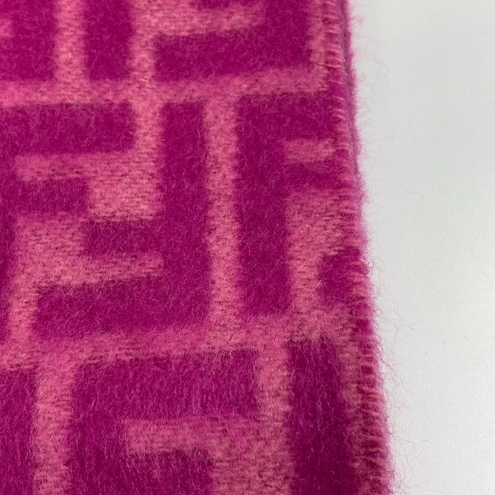 FENDI Scarf FXT416 Wool / cashmere pink Zucca