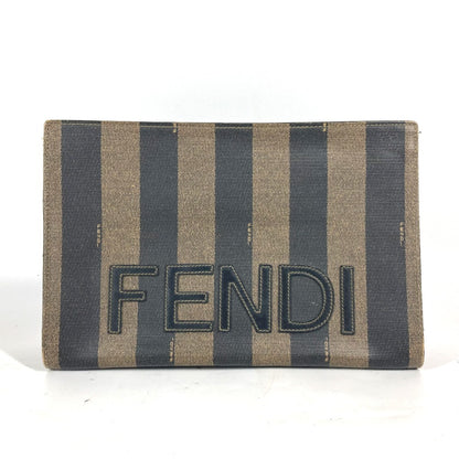 FENDI business bag PVC khaki vintage Pecan