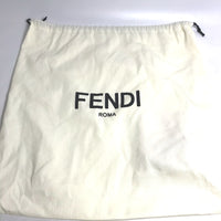 FENDI Tote Bag Shoulder Bag Shoulder Bag Joshua Vides Collaboration Shopper bag Coated canvas 8BH357 white mens Used Authentic