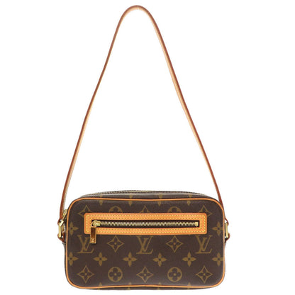 LOUIS VUITTON Shoulder Bag M51183 Monogram canvas Brown Monogram Pochette cite Women Used Authentic