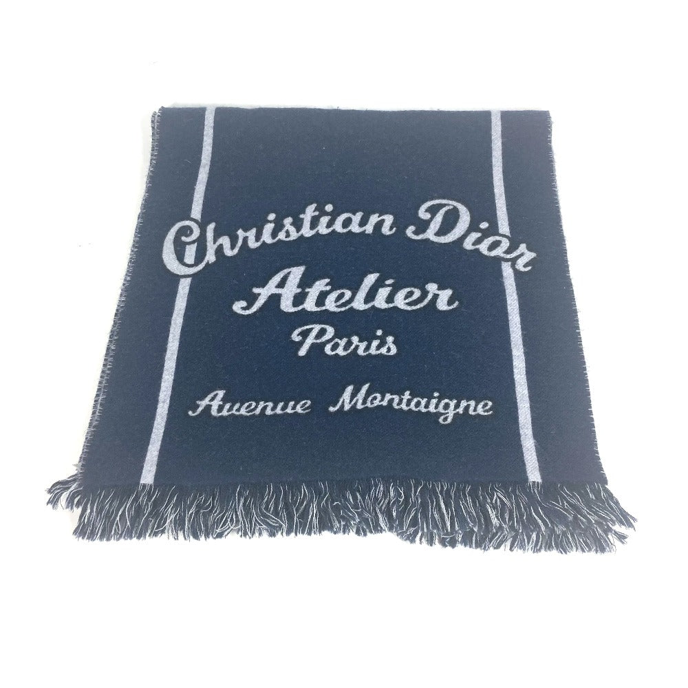 Dior Scarf 21E0007A0612 wool Navy By color Atelier ATELIER