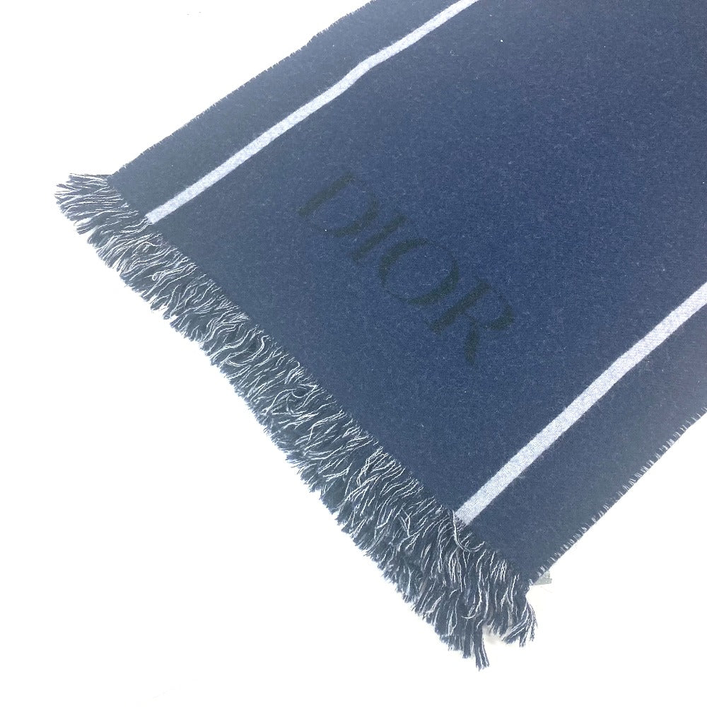 Dior Scarf 21E0007A0612 wool Navy By color Atelier ATELIER