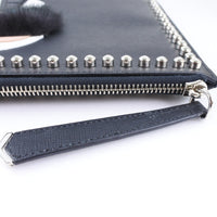 FENDI Clutch bag Karl Lagerfeld Studs carlito flat clutch leather 8M0370 7MP F0V3X(Unisex) Used Authentic