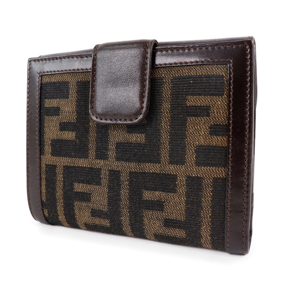 Fendi Classic Authentic Brown Leather buy Unique Wallet