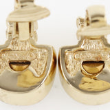 Christian Dior Earring Plated Gold gold Women Used Authentic
