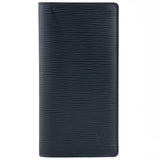 LOUIS VUITTON Long Wallet Purse Portefeuille Blaza Epi Leather M60615 Navy blue mens Used Authentic