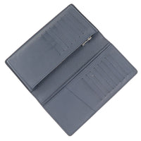 LOUIS VUITTON Long Wallet Purse Parnasea Portefeuille Blaza Taurillon Clemence M58818 Navy blue mens Used Authentic