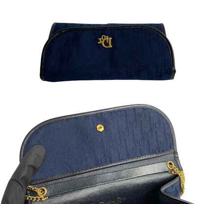 Dior Shoulder Bag canvas Navy