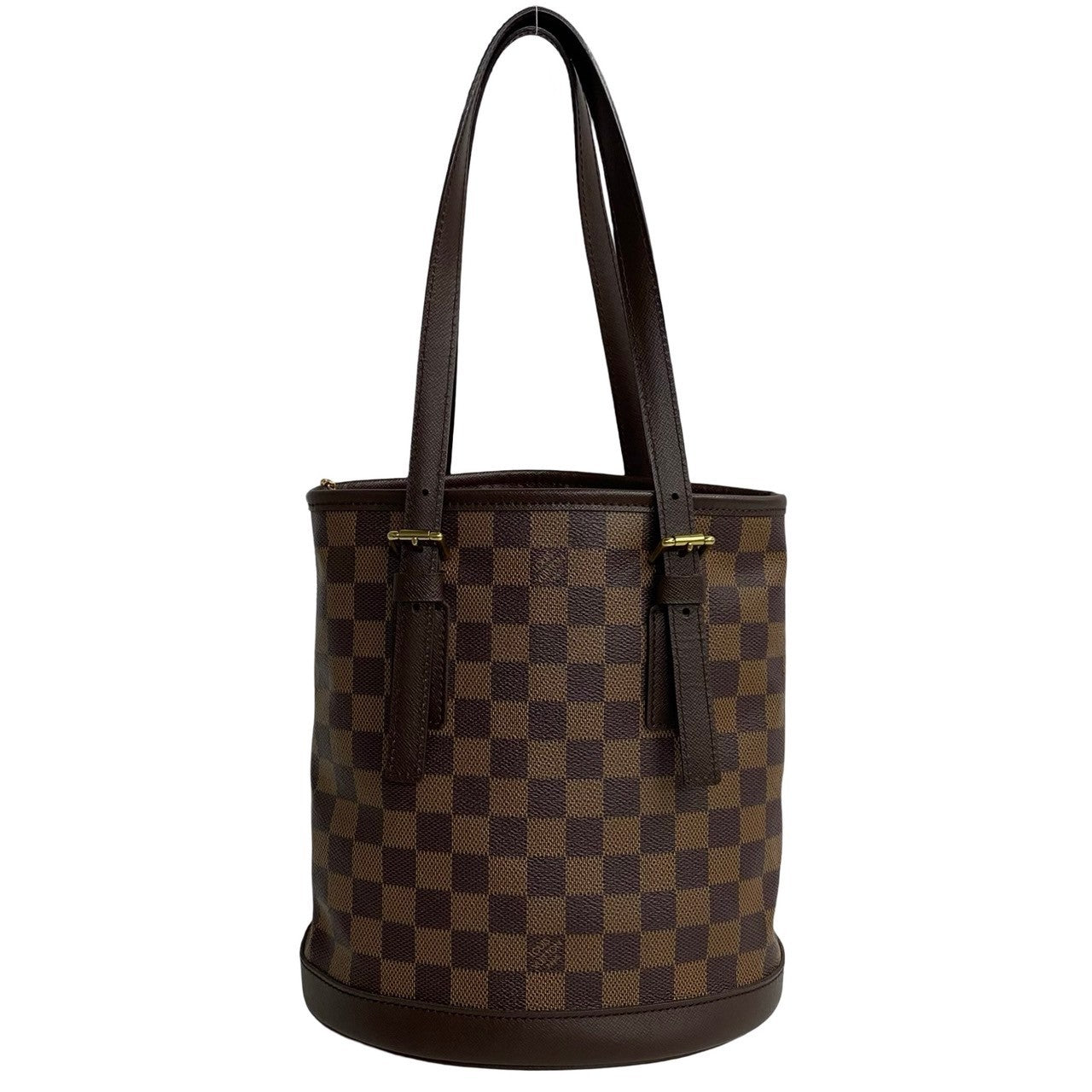 LOUIS VUITTON Tote Bag leather Brown Damier Male