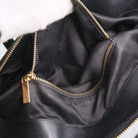 Salvatore Ferragamo Handbag Gancini 2WAYShoulder Nylon black Women Used Authentic