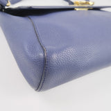 Salvatore Ferragamo Shoulder Bag Gancini Calfskin purple Women Used Authentic