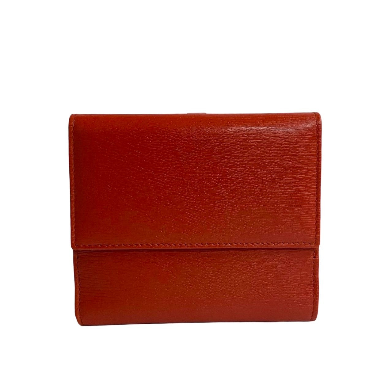 GUCCI Bifold Wallet leather Red