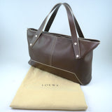 LOEWE Handbag back Calfskin Brown Women Used Authentic