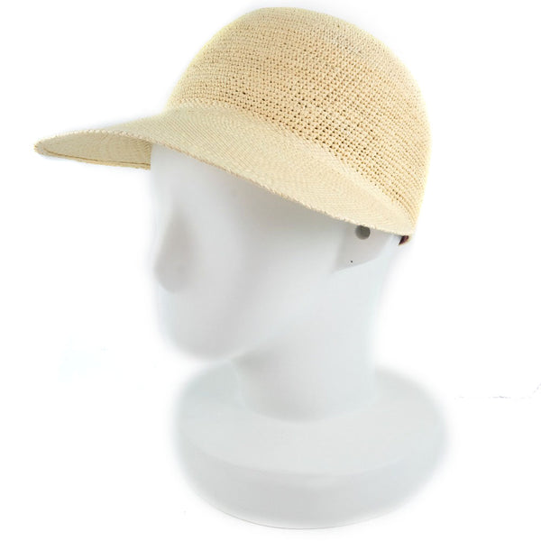 HERMES Other hats Straw hat straw 191028N 1858 beige Women Used Authentic