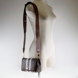 BURBERRY Shoulder Bag Monogram PVC,Calfskin Brown / black / white / red Women Used Authentic