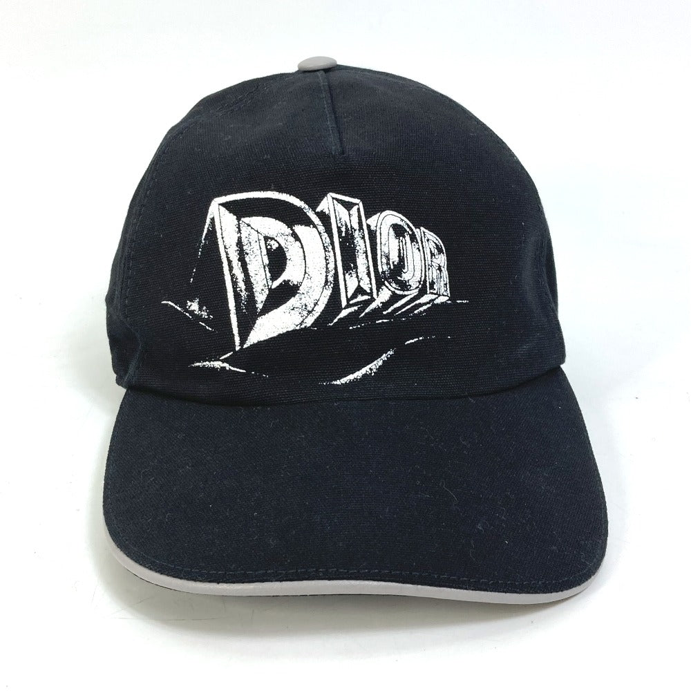 Dior cap 243C904I4511 cotton black logo print mens M Used Authentic – Japan  second hand luxury bags online supplier Arigatou Share Japan