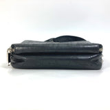 Dior Shoulder Bag Bag Crossbody Pochette Oblique Galaxy logo messenger pouch leather 2ESBC119VPD black mens Used Authentic