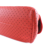 BOTTEGAVENETA Handbag INTRECCIATO leather Red Women Used Authentic