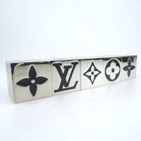 LOUIS VUITTON Other miscellaneous goods Table game DICE Stainless Steel Silver(Unisex) Used Authentic