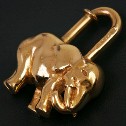 HERMES charm Plated Gold gold Animal motif Women Used Authentic