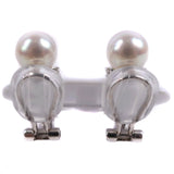 TASAKI Earring Pearl 18K white gold, pearl, diamond Silver Women Used Authentic
