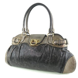 Salvatore Ferragamo Tote Bag Gancini leather gold Women Used Authentic