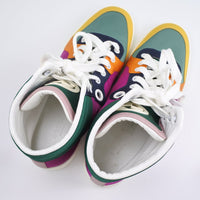 GUCCI sneakers High cut Nylon 258195 multicolor Women Used Authentic