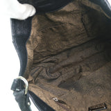 Salvatore Ferragamo Shoulder Bag Shoulder Calfskin black Women Used Authentic