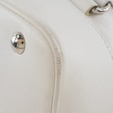 Salvatore Ferragamo Handbag Vara ribbon Calfskin AU21/A978 White Women Used Authentic