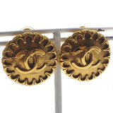 CHANEL Earring vintage COCO Mark Plated Gold gold Women Used Authentic