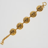 CHANEL bracelet vintage Matrasse COCO Mark Plated Gold gold Women Used Authentic