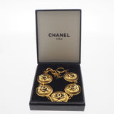 CHANEL bracelet vintage Matrasse COCO Mark Plated Gold gold Women Used Authentic