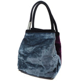 Salvatore Ferragamo Handbag By color Velor gray Women Used Authentic
