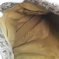 Salvatore Ferragamo Tote Bag Canvas, leather Brown Women Used Authentic