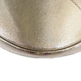 Salvatore Ferragamo Handbag Gancini Marissa Calfskin AU 21 6317 Silver Women Used Authentic
