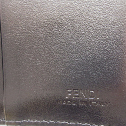 FENDI Bifold Wallet 8M0387 leather black Ehuise Fendi Women Used Authentic