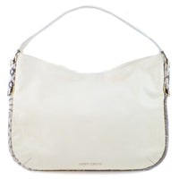JIMMY CHOO Shoulder Bag leather White Women Used Authentic