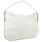 JIMMY CHOO Shoulder Bag leather White Women Used Authentic