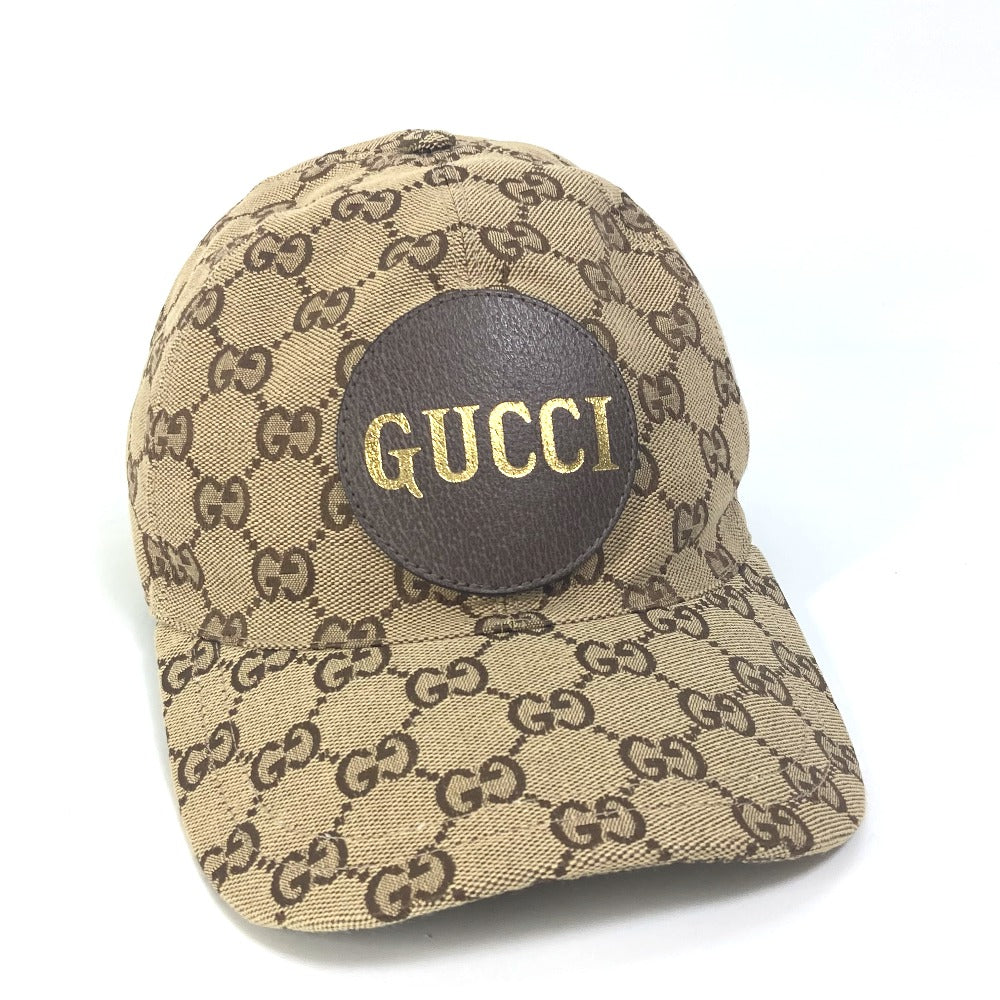 GUCCI cap 576253 cotton beige GG logo Women M Used Authentic – Japan second  hand luxury bags online supplier Arigatou Share Japan