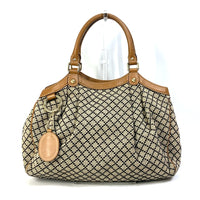 GUCCI Tote Bag 211944 Canvas / leather beige Bag Sukey Women Used Authentic