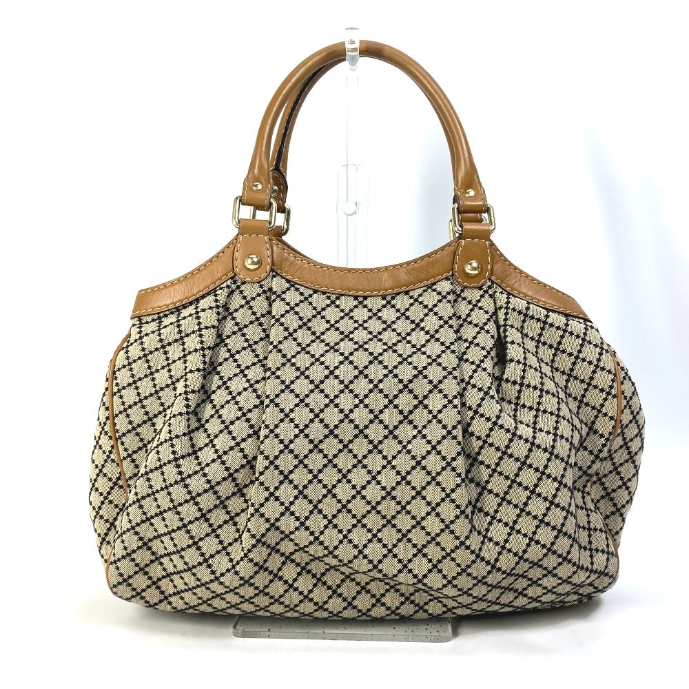 GUCCI Tote Bag 211944 Canvas / leather beige Bag Sukey Women Used Authentic