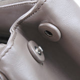 PRADA Handbag 2WAYShoulder Calfskin,SOFT CALF IMPUN 1BA863 gray Women Used Authentic