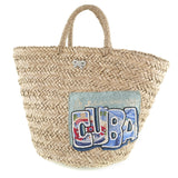 Anya Hindmarch Handbag Basket bag Raffia beige Women Used Authentic