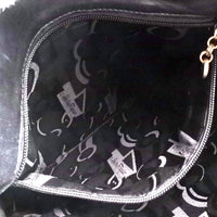 Salvatore Ferragamo Shoulder Bag one belt Vala Calfskin EE-21 8719 black Women Used Authentic