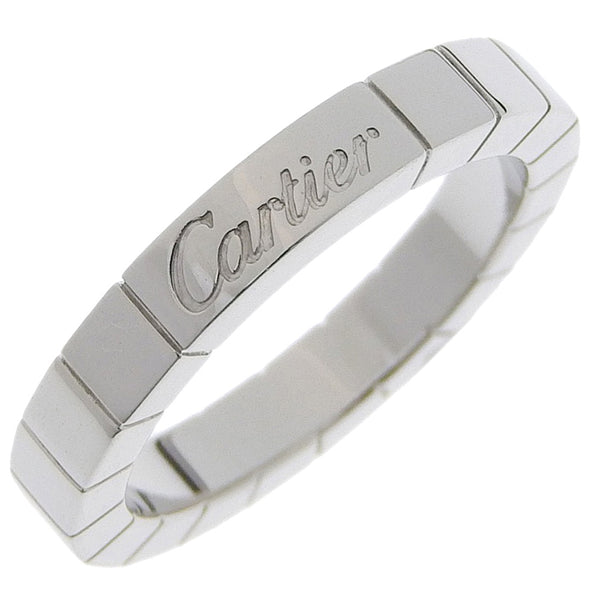 CARTIER Ring Laniere K18 white gold Silver Women Used Authentic