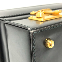 GUCCI Handbag Jewelry box old gucci purse leather 110・0218 black Women Used Authentic