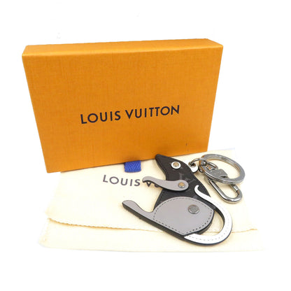 LOUIS VUITTON key ring M68835 Monogram Eclipse, Metal black Monogram Eclipse Portocre LV Rat