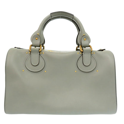 Chloe Handbag leather green Paddington