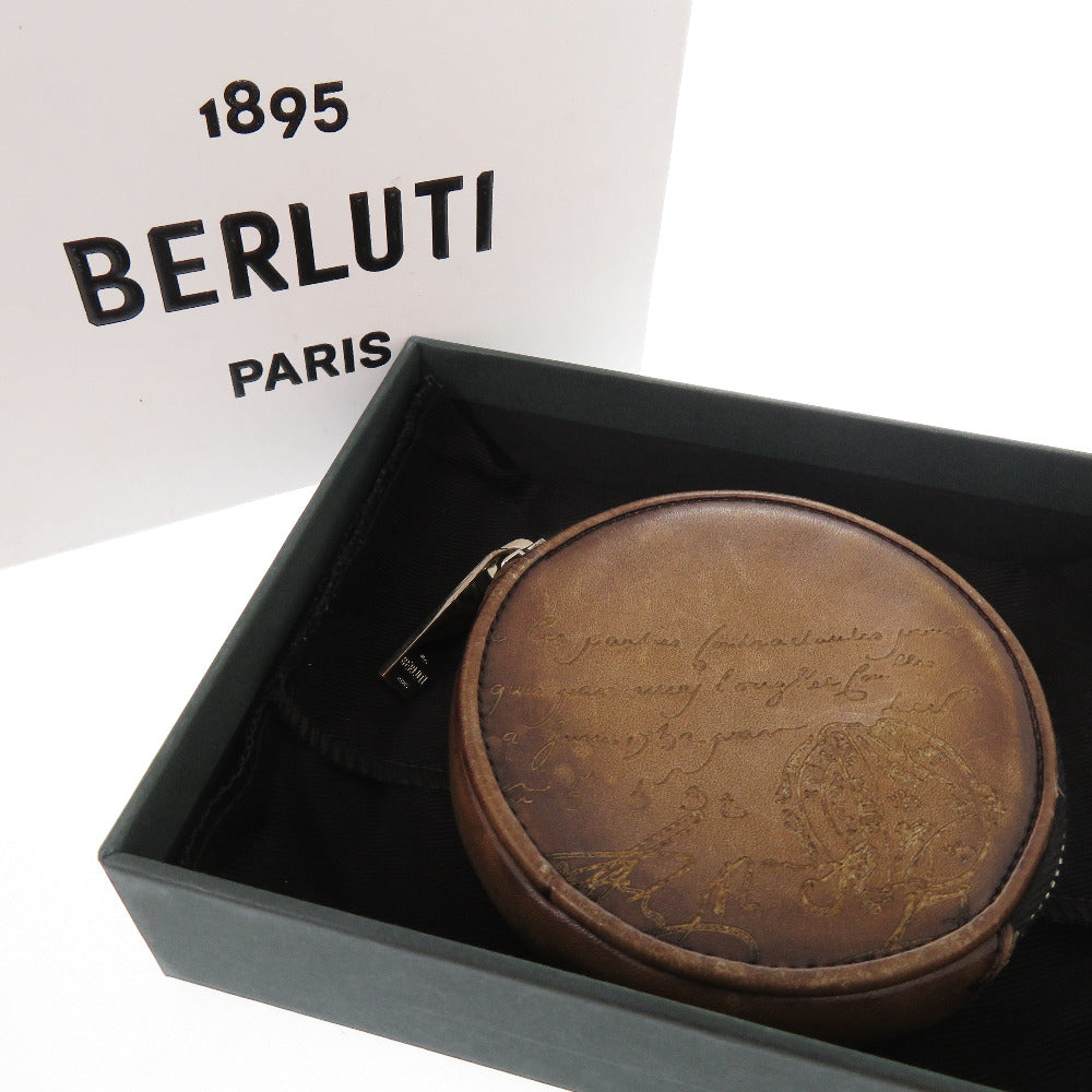 Berluti Coin case E0231 leather Brown