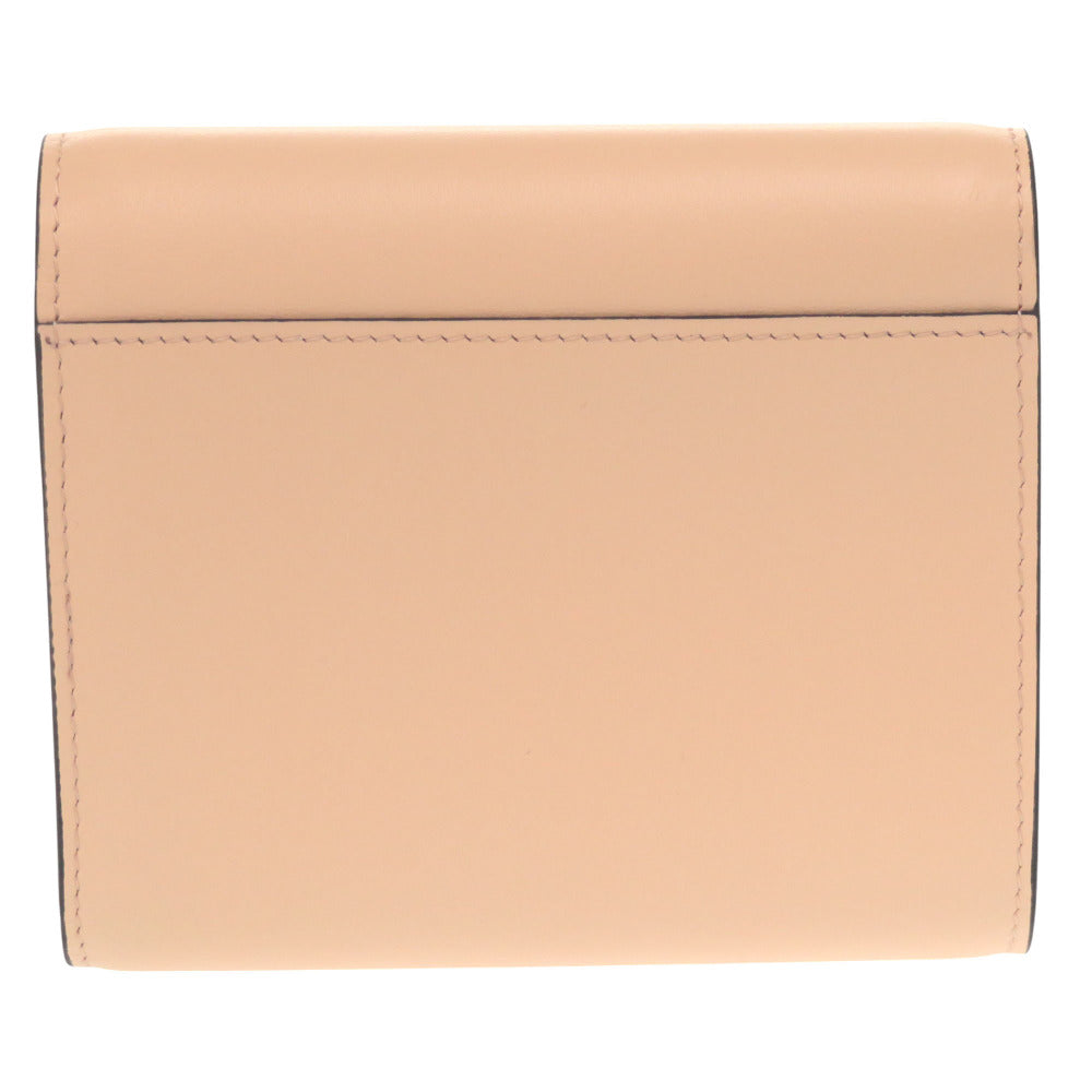 Christian Louboutin Tri-fold wallet leather pink Eliza compact wallet